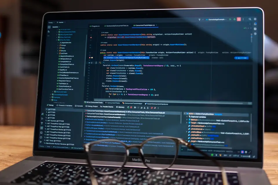 Developer validating schema markup with a structured data testing tool